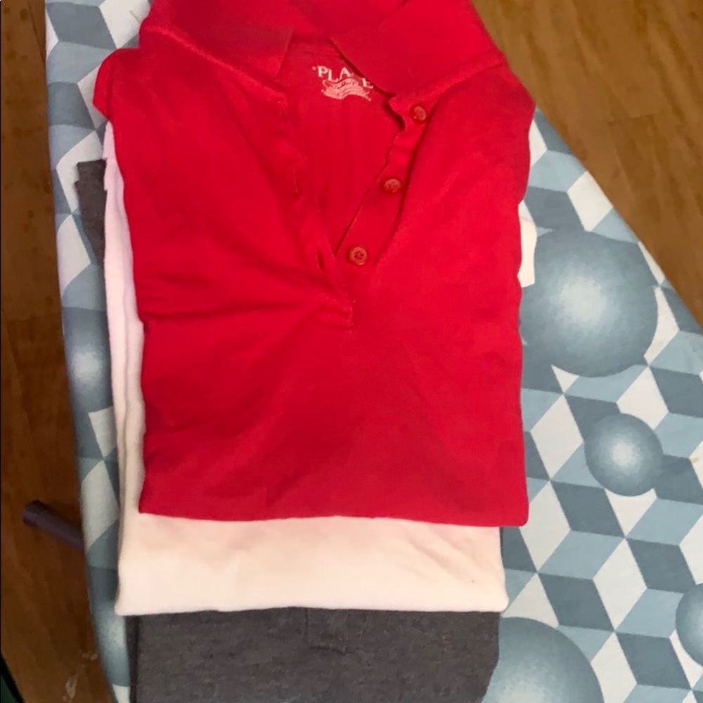 **SOLD** Girls uniform long/short sleeve shirts